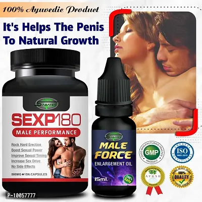 SexP 180  Male Force Sex Capsule For Men Sex Oil Sexual Oil Massage Gel Sexual Capsule | Increase Sex Time  Power  Long Time Power Male Sex Enhancement For 9 Inches Orgasm (Zero Side Effects)-thumb0