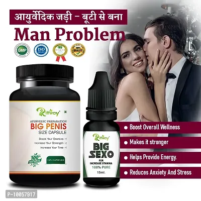 Big Disk  Sex Capsule Sex Oil Sexual Power Long Time For Men's Health Reduce Sexual Disability Boosts Extra Energy (Zero Side Effects)-thumb0