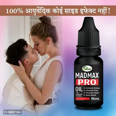 Mad Max Pro Oil Sex Oil Sexual Oil Power Oil For Long Size Reduce Sex Problems For Extra Power Men Long Time Oil ( 100% Ayurvedic )-thumb0