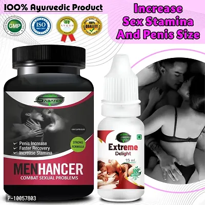 Menhancer  Extreme Sex Capsule For Men Sex Oil Sexual Oil Massage Gel Sexual Capsule | Increase Sex Time  Power  Long Time Power Male Sex Enhancement For 9 Inches Orgasm (Zero Side Effects)-thumb0