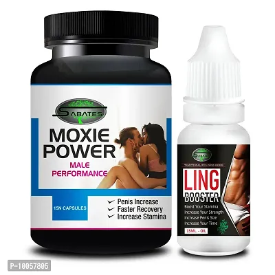 Moxie Power  Ling Booster Sex Capsule For Men Sex Oil Sexual Oil Massage Gel Sexual Capsule | Increase Sex Time  Power  Long Time Power Male Sex Enhancement For 9 Inches Orgasm (Zero Side Effects)-thumb2