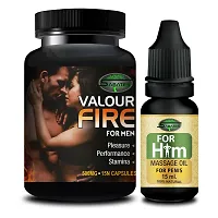 Valour Fire  For Him Sex Capsule For Men Sex Oil Sexual Oil Massage Gel Sexual Capsule | Increase Sex Time  Power  Long Time Power Male Sex Enhancement For 9 Inches Orgasm (Zero Side Effects)-thumb1