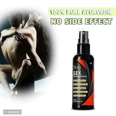 SEX Time Increase Men's Health Long Time Sex Oil For Men Sexual Oil Long Time Reduce Sex Problems For More Power ( 30ml )-thumb0