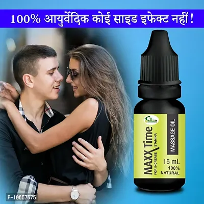 Max Time Oil Sex Oil Sexual Oil Power Oil For Long Size Reduce Sexual Disability Full Satisfied Men Long Time Oil ( 100% Ayurvedic )-thumb0