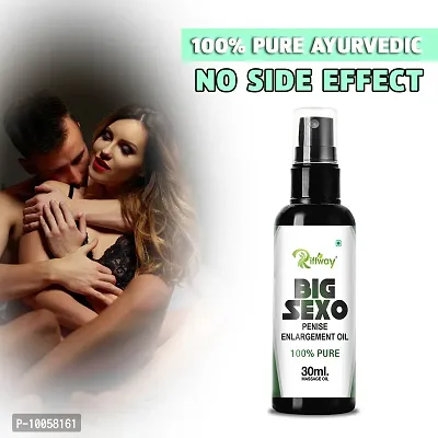 Big Sexo Men's Health Long Time Sex Oil Sexual Oil Long Size Men Reduce Sexual Disability For Extra Stamina ( 30ml )-thumb0