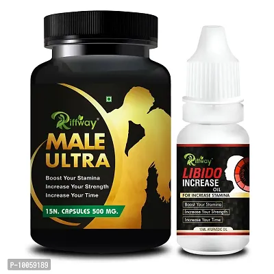 Male Ultra Sexual Capsule With Libido Combo Long Time Sex Capsule Sexual Oil | Sex Oil For Men Long Time Massage Oil For Men | Ling Capsule Ling Oil | Long Timing Sex Power  For S-E-X Longer Orgasm ( pack Of 2 )-thumb0