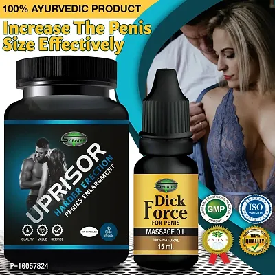 Uprisor  Dick Force Sex Capsule For Men Sex Oil Sexual Oil Massage Gel Sexual Capsule | Increase Sex Time  Power  Long Time Power Male Sex Enhancement For 9 Inches Orgasm (Zero Side Effects)-thumb0