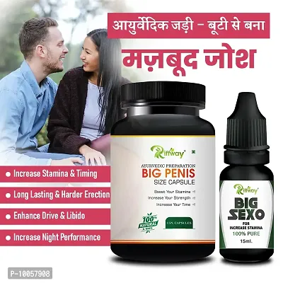 Big Disk  Sex Capsule Sex Oil Sexual Power Long Time For Men's Health Reduce Sexual Disability For More Energy (Zero Side Effects)-thumb0