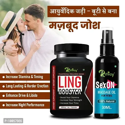 Ling Booster Men's Health Sexual Product | Sex Oil Sex Time Capsule Sex Capsule | Sexual Capsule Sexual Oil | Longer Size Orgasm |Reduce Sexual Disability Double Power For Men (100% Ayurvedic)-thumb0