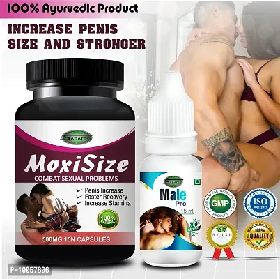 Moxi Size  Male Pro Sex Capsule For Men Sex Oil Sexual Oil Massage Gel Sexual Capsule | Increase Sex Time  Power  Long Time Power Male Sex Enhancement For 9 Inches Orgasm (Zero Side Effects)-thumb0