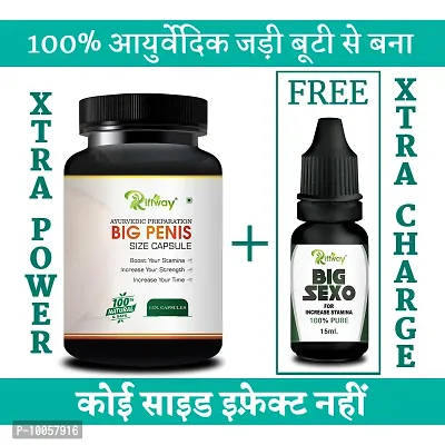 Big Disk  Sex Capsule Sex Oil Sexual Power Long Time For Men's Health Reduce Sexual Disability Boosts Extra Power (Zero Side Effects)-thumb0