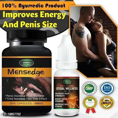 Mensedge  Wellness Sex Capsule For Men Sex Oil Sexual Oil Massage Gel Sexual Capsule | Increase Sex Time  Power  Long Time Power Male Sex Enhancement For 9 Inches Orgasm (Zero Side Effects)-thumb0