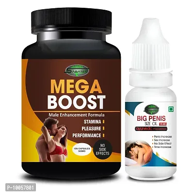 Mega Boost  Big Penis Sex Capsule For Men Sex Oil Sexual Oil Massage Gel Sexual Capsule | Increase Sex Time  Power  Long Time Power Male Sex Enhancement For 9 Inches Orgasm (Zero Side Effects)-thumb2