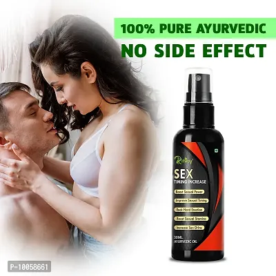 SEX Time Increase Men's Health Long Time Sex Oil For Men Sexual Oil Long Time Reduce Sex Problems Massage Gel ( 30ml )-thumb0