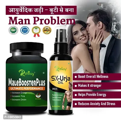 Male Booster Plus Men's Health Sexual Product | Sex Oil Sex Time Capsule Sex Capsule | Sexual Capsule Sexual Oil | Longer Size Orgasm |Reduce Sexual Disability Boosts Extra Energy (100% Ayurvedic)-thumb0