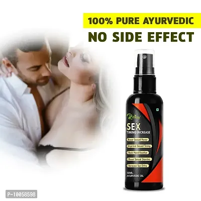 SEX Time Increase Men's Health Long Time Sex Oil For Men Sexual Oil Long Time Reduce Sex Problems Boosts Satisfaction ( 30ml )-thumb0