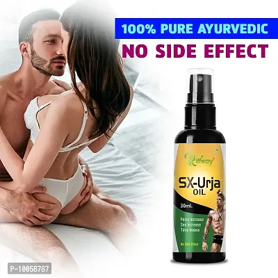 SX Urja Men's Health Long Time Sex Oil For Men Sexual Oil Long Time Reduce Sex Problems Boosts More Energy ( 30ml )-thumb0