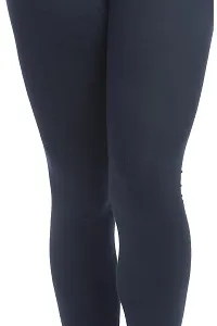 Women's Altra Soft Ankle Length Leggings (Navy Blue)-thumb3