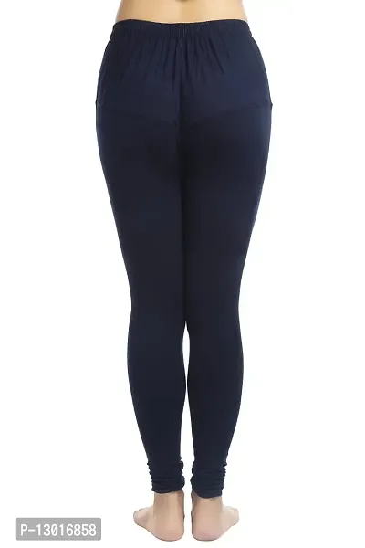 Women's Altra Soft Legging Free Size (Navy Blue)-thumb2