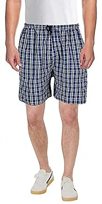 AAVUN Traders Men's Cotton Checkered Printed Boxers, Shorts/Blue, Red and Yellow (Pack of 3) (Colors & Print May Vary)(XX-Large)-thumb4