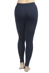 Women's Altra Soft Ankle Length Leggings (Navy Blue)-thumb1