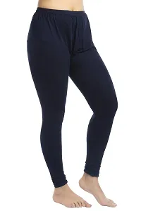 Women's Altra Soft Legging Free Size (Navy Blue)-thumb2