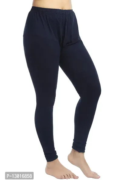 Women's Altra Soft Legging Free Size (Navy Blue)-thumb3