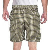 AAVUN Traders Men's Cotton Checkered Printed Boxers, Shorts/Blue, Red and Yellow (Pack of 3) (Colors & Print May Vary)(XX-Large)-thumb3