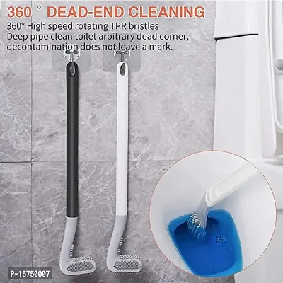 My Machine Golf Shape Toilet Brush Cleaner (Pack of 2) Hockey Toilet Brush, Toilet Brush for Western and Indian Toilet, Bathroom Brush for Toilet Cleaner for Home and office-thumb4