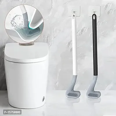 My Machine Golf Shape Toilet Brush Cleaner (Pack of 2) -Toilet Cleaning Brush Golf Brush, Hockey Antibacteria Toilet Brush, Toilet Brush for Western and Indian Toilet, Bathroom Brush for Toilet.-thumb3
