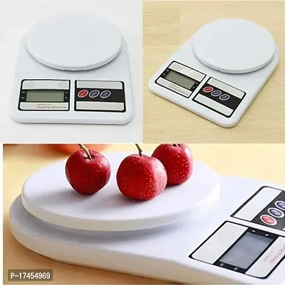 My Machine SF-400 Kitchen Electronic Digital Weight Scale LCD Kitchen Weight Scale Machine Measure Weighing Scale White