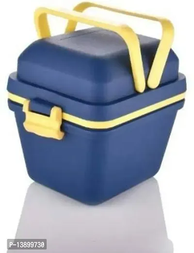 Airtight Lunch Box with Handle  Push Lock-thumb0