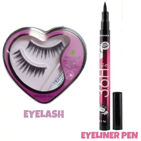 Best Selling Liquid Eyeliner And Eyelashes Combo Products