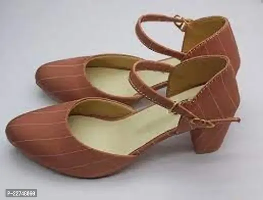 Elegant Brown Rubber  Sandals For Women
