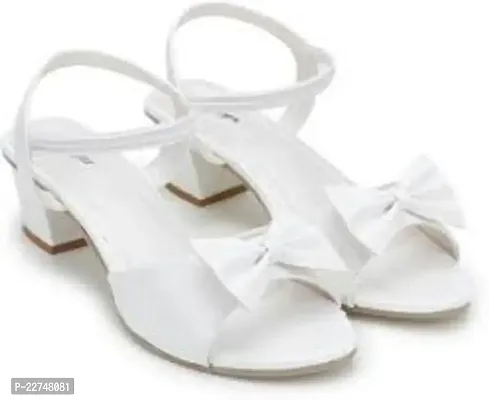 Elegant White Rubber  Sandals For Women