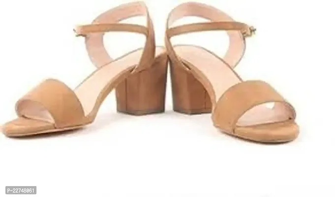 Elegant Brown Rubber  Sandals For Women