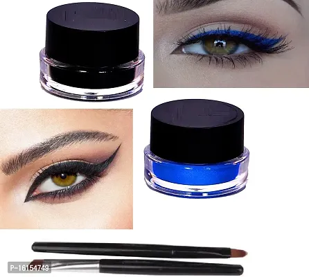 Classic New Brown + Black 2 In 1 Eyeliner Gel Waterproof Eye Make Up Kajal