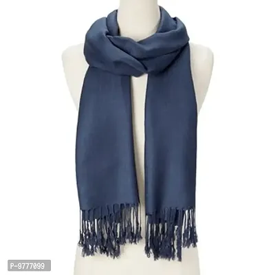 Wraps Shawl Stole Soft Warm Scarves For Women Dark Blue