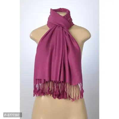 Wraps Shawl Stole Soft Warm Scarves For Women Dark Pink-thumb0