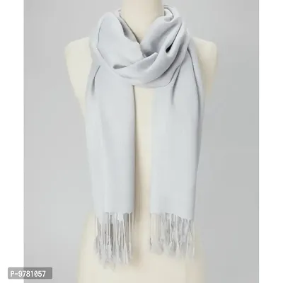 Wraps Shawl Stole Soft Warm Scarves For Women Light Grey