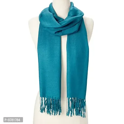 Wraps Shawl Stole Soft Warm Scarves For Women Peacock Blue