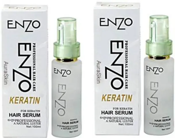 Enzo Professional Keratin Hair Serum for Women and Men (Pack Of 3)
