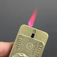 ELVEN Novelty Dollar Lighter | Refillable Metal Lighter | Stylish Butane Sharp Small Jet Flame Refillable  Lighter | Cigarette lighter-thumb1