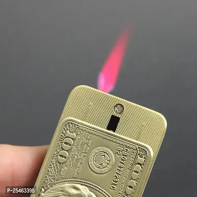 ELVEN Novelty Dollar Lighter | Refillable Metal Lighter | Stylish Butane Sharp Small Jet Flame Refillable  Lighter | Cigarette lighter-thumb2