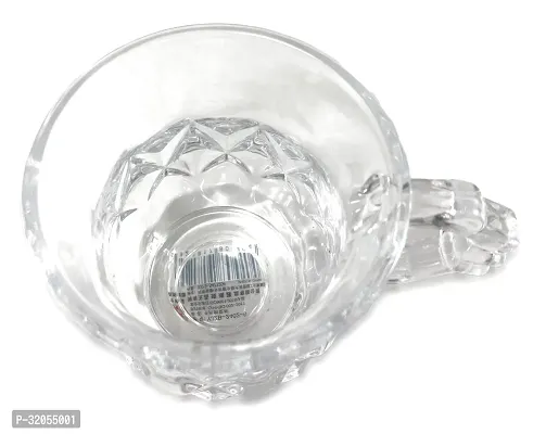 Transparent Tea Cup Coffee Cup Made of Crystal Clear Glass 140 ml Set of 1-thumb2