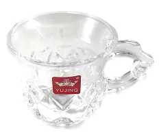 Transparent Tea Cup Coffee Cup Made of Crystal Clear Glass 140 ml Set of 1-thumb2