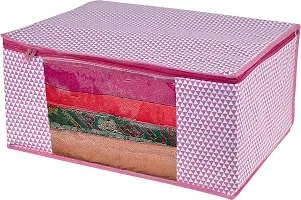 Non Woven Fabric Cloth Organizer Wardobe With Transparent Window Storage Bag-thumb2