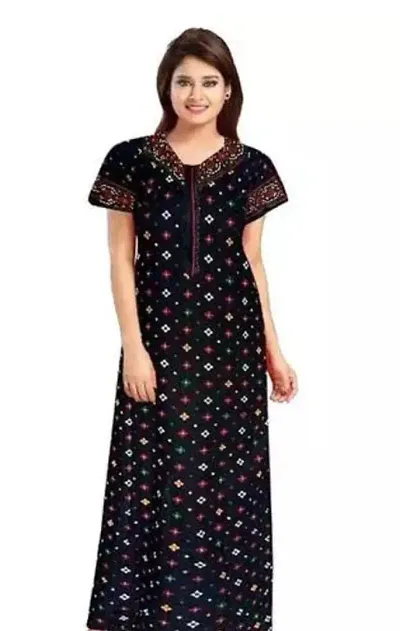 Premium Jaipuri Nighty/Night Gown For Women