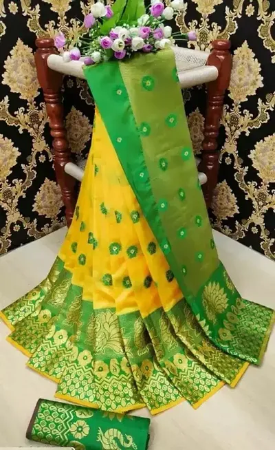 Must Have Cotton Silk Saree with Blouse piece 