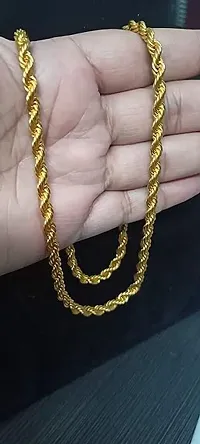 Stylish Golden Alloy Chain For Men-thumb2